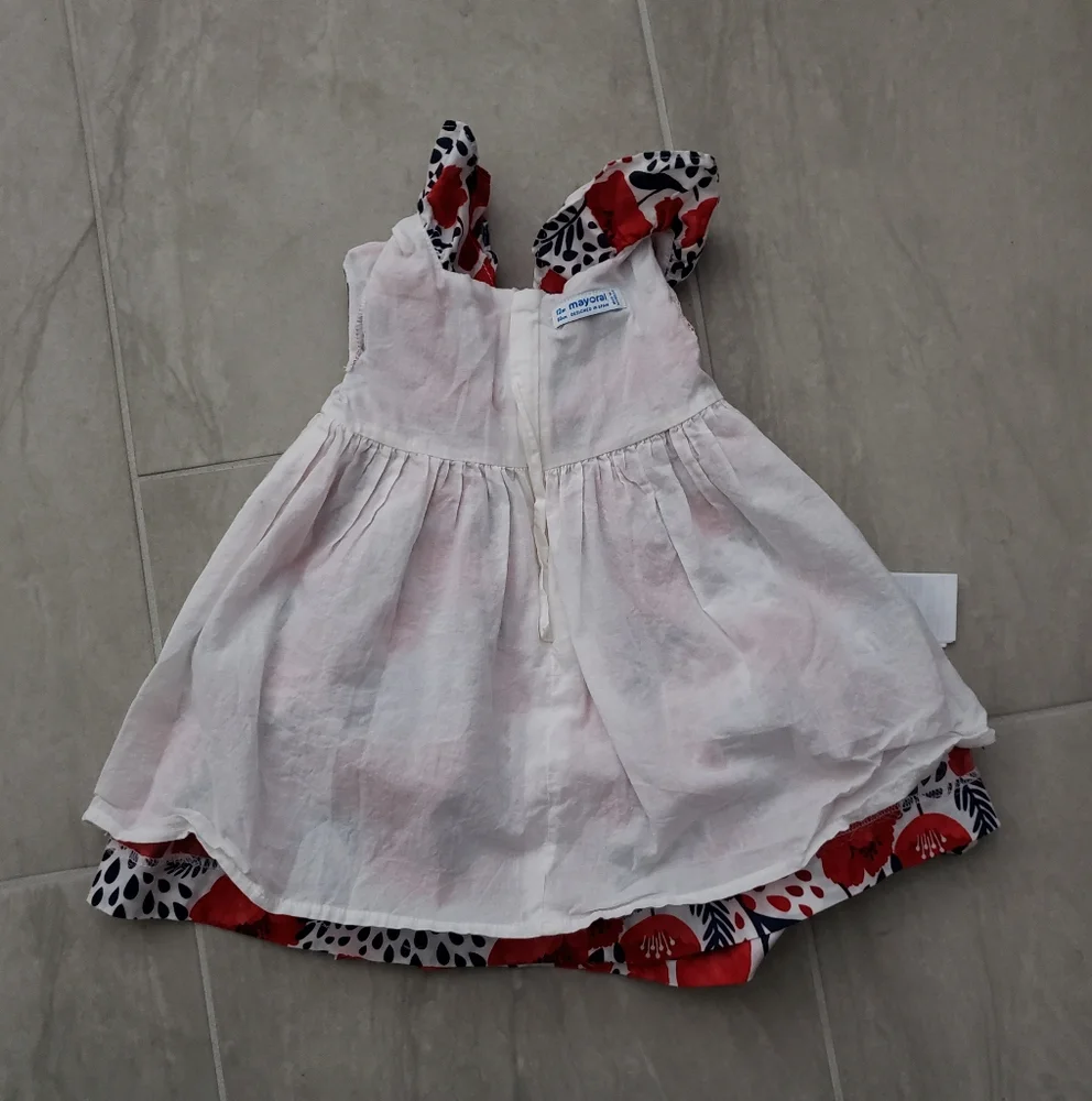 NWOT Mayoral Baby Girls Dress size 12m - Picture 9 of 13